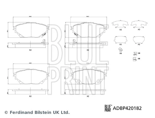 Brake Pad Set, disc brake